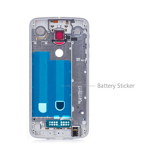 OEM Middle Frame for Motorola Moto Z Play Silver