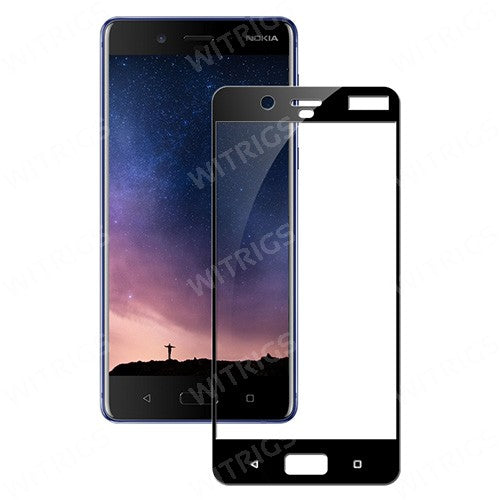 Tempered Glass Screen Protector for Nokia 8 Black