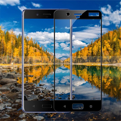 Tempered Glass Screen Protector for Nokia 8 Black
