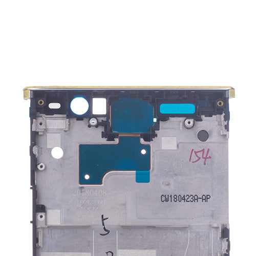OEM LCD Supporting Frame for Sony Xperia XA2 Plus Silver