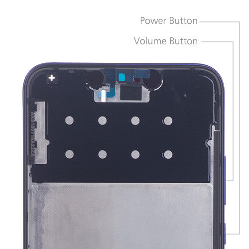 OEM Middle Frame for Huawei Nova 3 Airy Blue