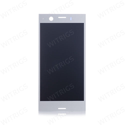 Screen Replacement for Sony Xperia XZ1 Compact White Silver