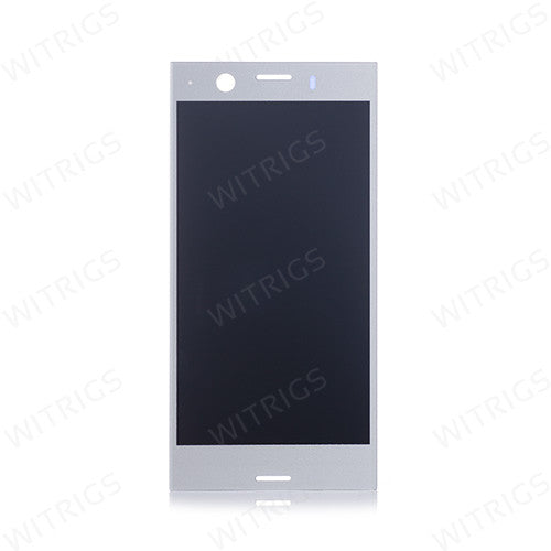 Screen Replacement for Sony Xperia XZ1 Compact White Silver