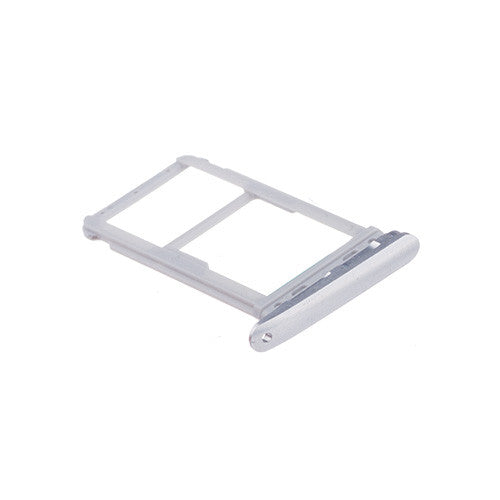 Custom SIM + SD Card Tray for Motorola Moto X4 Silver