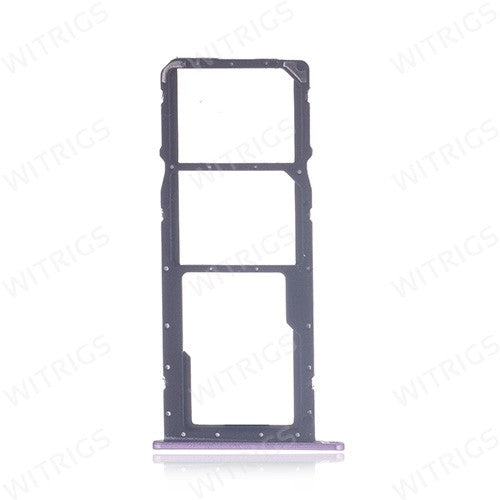 OEM SIM + SD Card Tray for Huawei Honor 8X Purple