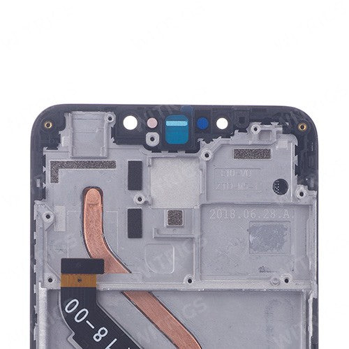Original Screen Replacement with Frame for Xiaomi Pocophone F1 Graphite Black