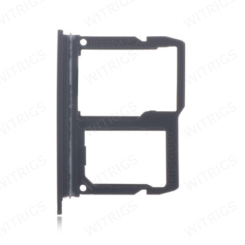 OEM SIM + SD Card Tray for LG Q7 (Q710) Aurora Black