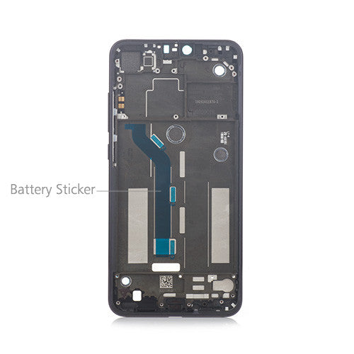 OEM Middle Frame for Xiaomi Mi 8 Lite Deepspace Gray