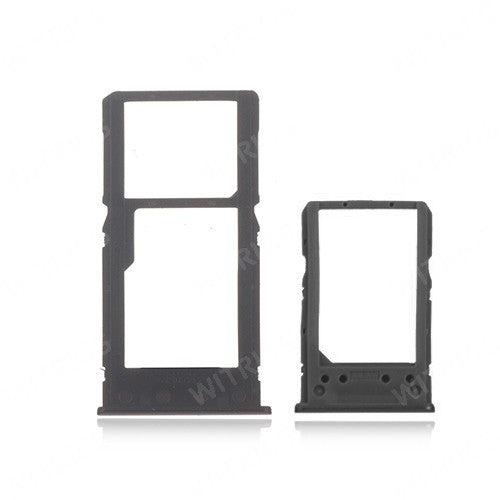 OEM Dual SIM Card Tray for Xiaomi Redmi 6 Gray