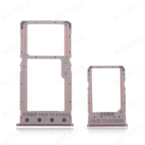 OEM Dual SIM Card Tray for Xiaomi Redmi 6 Rose Gold