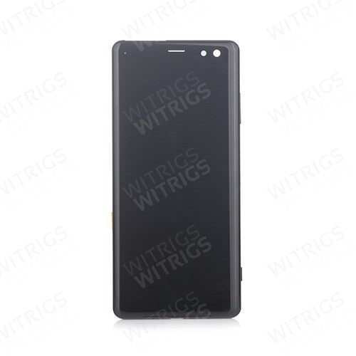 OEM Screen Replacement with Frame for Sony Xperia XZ3 Black