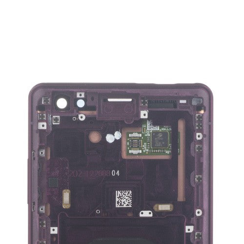 OEM Screen Replacement with Frame for Sony Xperia XZ3 Bordeaux Red