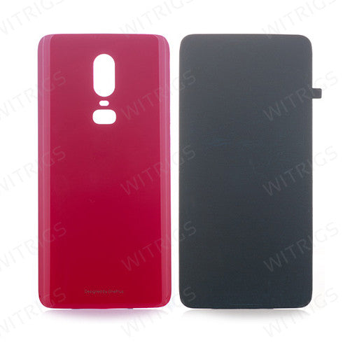 Custom Battery Cover for OnePlus Amber Red
