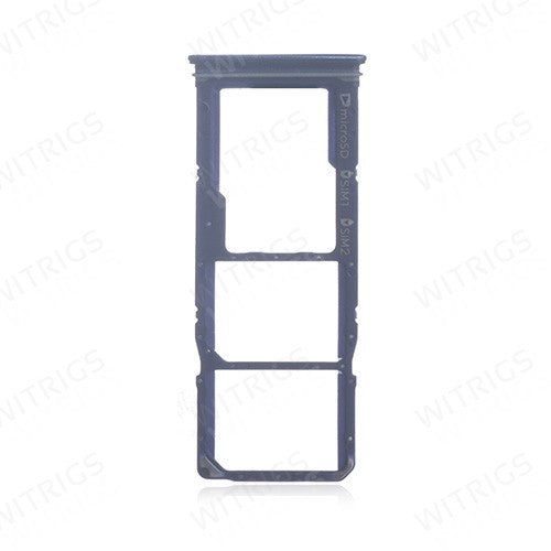 OEM SIM + SD Card Tray for Samsung Galaxy A9 (2018) Lemonade Blue