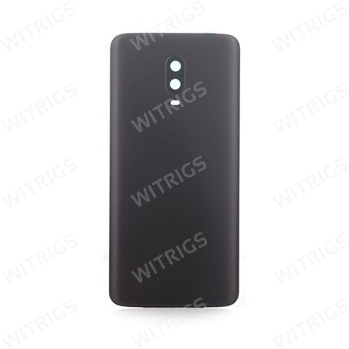 OEM Battery Cover + Camera Lens Ring for OnePlus 6T Midnight Black