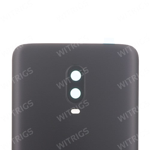 OEM Battery Cover + Camera Lens Ring for OnePlus 6T Midnight Black