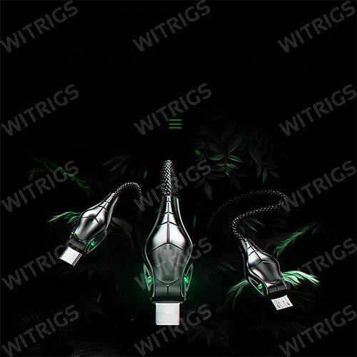 Benks 3 in 1 Braided Quick USB Sync & Charger Cable Black