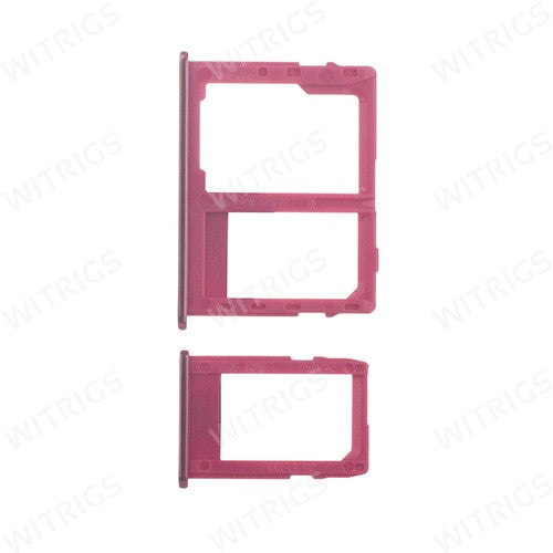 OEM SIM + SD Card Tray for Samsung Galaxy J4 Plus Pink