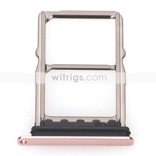 OEM SIM + SD Card Tray for Huawei Mate 20 Rose Pink