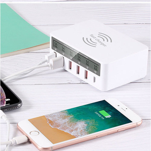 818F Fast & Wireless Charger White