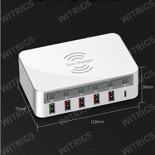 818F Fast & Wireless Charger White