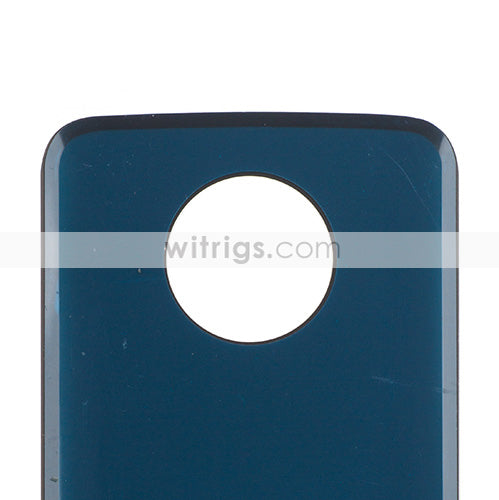 Custom Battery Cover for Motorola Moto X4 Blue