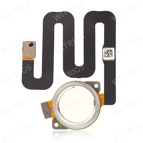 OEM Fingerprint Scanner Flex for Motorola One White