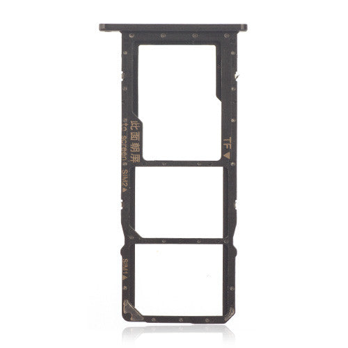 OEM SIM + SD Card Tray for Huawei Y7 Prime (2019) Black