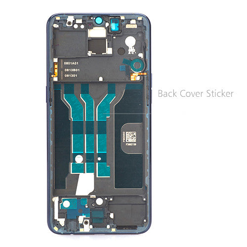 OEM Middle Frame for OPPO R17 Stream Blue