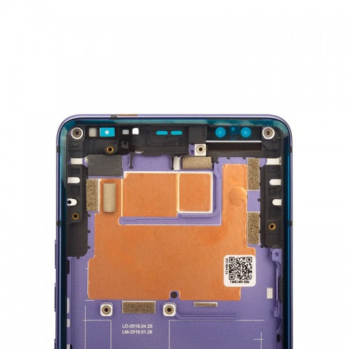 OEM Middle Frame for HTC U12 Plus Translucent Blue