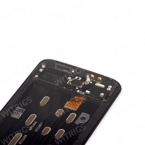 OEM Screen Replacement with Frame for OnePlus 6T Mirror Black