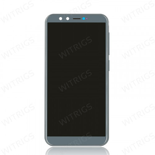 Custom Screen Replacement with Frame for Honor 9 Lite Glacier Gray