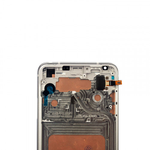 Custom Screen Replacement with Frame for LG V30 Silver