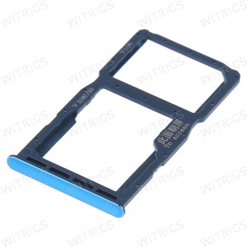 OEM SIM Card Tray for Huawei P30 Lite Peacock Blue