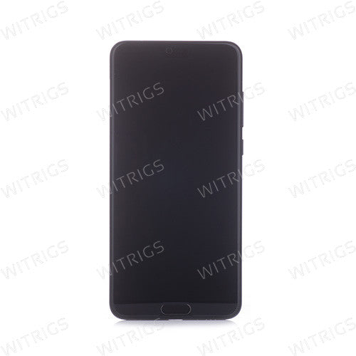 Sostituzione schermo personalizzato con cornice per Huawei P20 Pro Nero