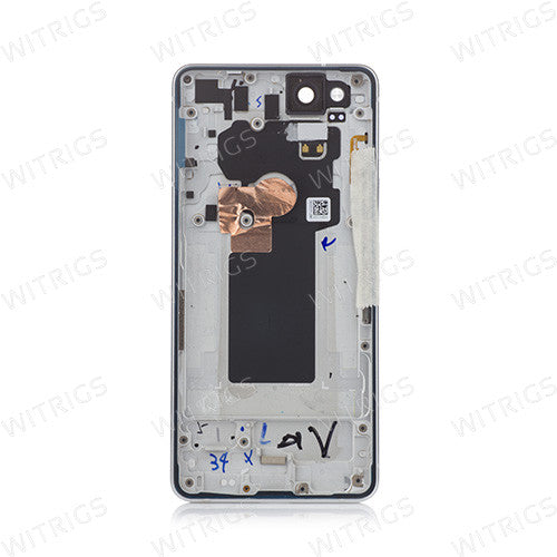 Custom Battery Cover for Google Pixel 2 Clearly White