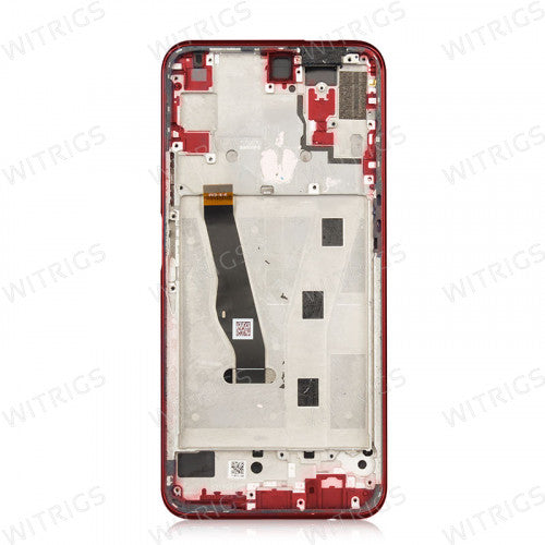 OEM Screen Replacement with Frame for Honor 9X Charm Red