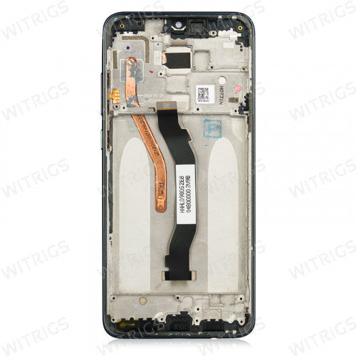 OEM Screen Replacement with Frame for Xiaomi Redmi Note 8 Pro Black