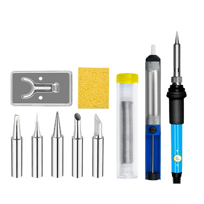 60W Temperature Adjustable Soldering Iron Kit 11 pieces(US plug)