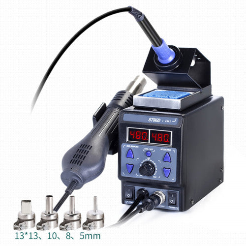2 in 1 Heating Gun and soldering Iron station YIHUA-8786D-I (US plug)