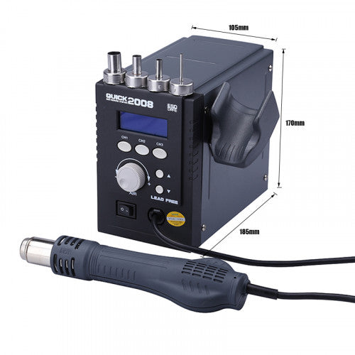 QUICK 2008 Intelligent Hot Air BGA Rework Station (110V-US Plug)