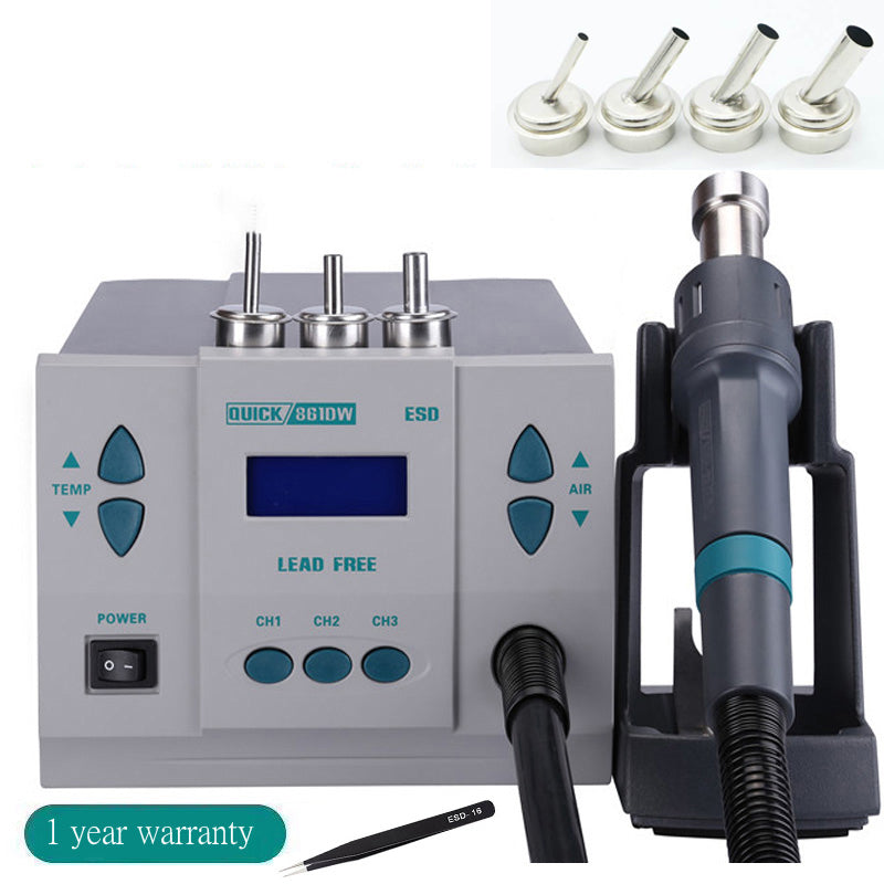 Quick 861DW Lead Free Hot Air Rework Station (110V-US Plug)