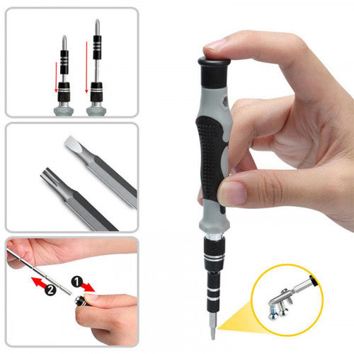 WEEKS 115 in 1 Repair Tool Kit Black