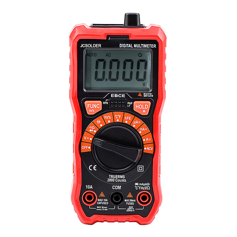 JCD Soldering Iron 80W with Digital Multimeter Kit (Red-EU 220V)