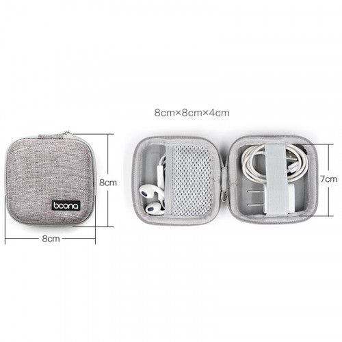 Sancore Earphone Storage Box (S-Square-Grey)