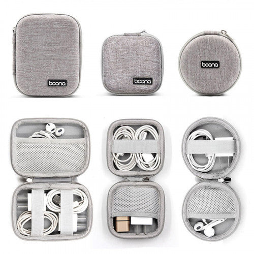 Sancore Earphone Storage Box (S-Square-Grey)