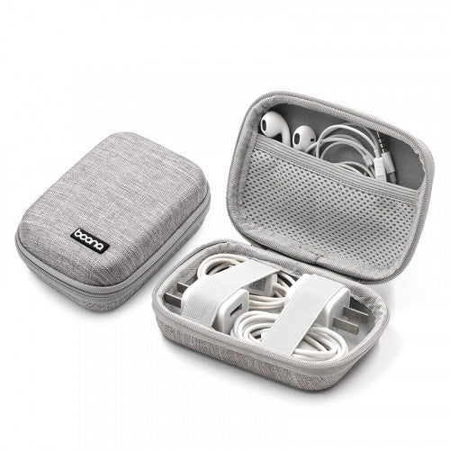 Sancore Earphone Storage Box (M-Rectangle-Grey)