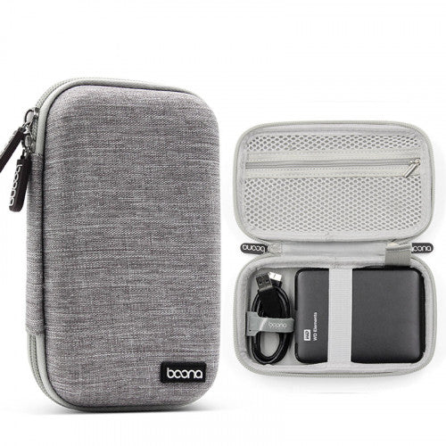 Sancore Earphone Storage Box (M-Rectangle-Grey)