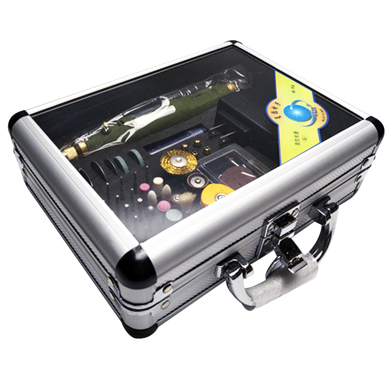 Electric Grinding Pen Engraving Tools Kits Pneumatic Tools Portable (US Plug)