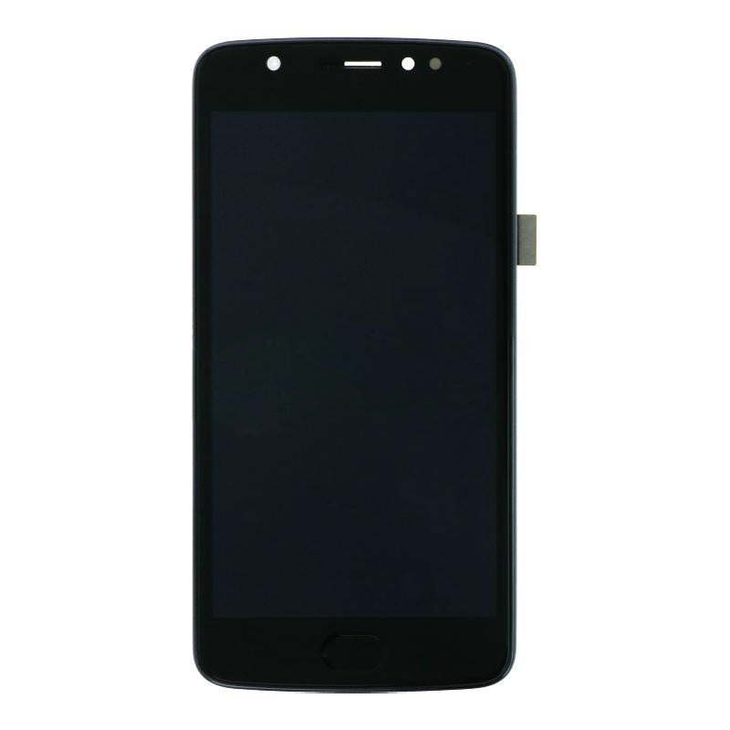 Screen Replacement with Frame for Motorola Moto E4 Black